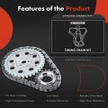 A-premium Engine Timing Chain Kit W Sprocket Fits Ohv 8cyl Compatible With Chevy Buick Gmc Olds Pontiac Checker Fits Marathon