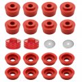 20pcs Kf04050bk Polyurethane Body Mount Bushing Kit Replacement For Ford F250 F350 2wd 4wd 2008-2016 Cab Mounts Red 