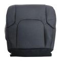 Front Driver Side Bottom Perforated Replacement Seat Cover For Nissan Frontier 2005 2021 Graphite Black Microfiber Leather With 