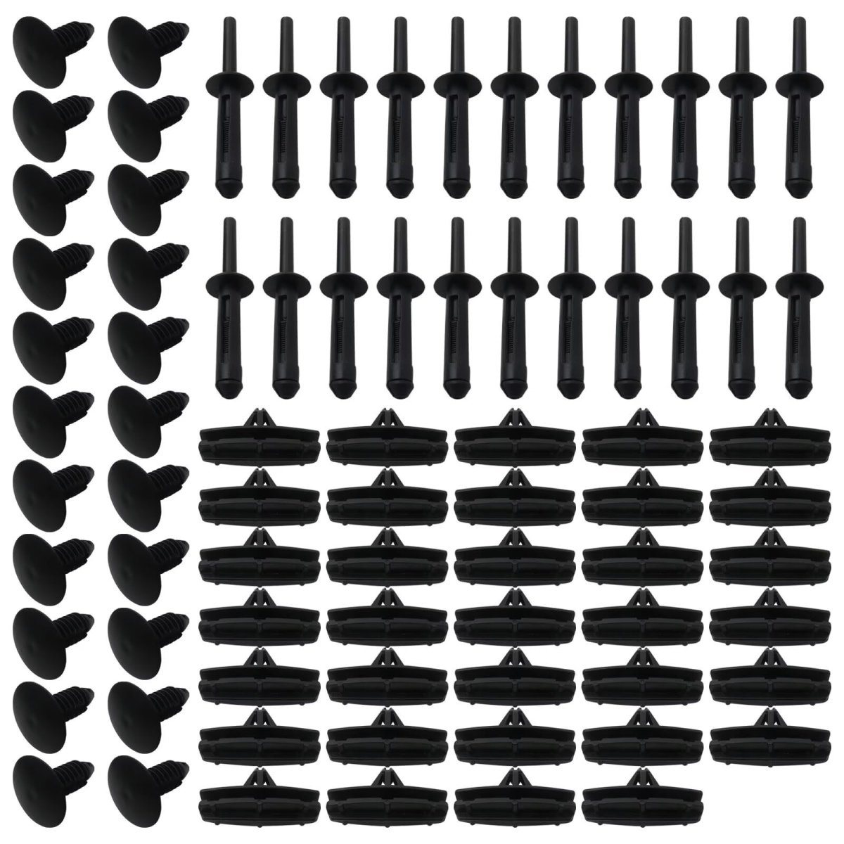 78pc Full Fender Flare Hardware Clip Mounting Kit Direct Replacement Fit For Jeep Wrangler Unlimited Rubicon Sport Utility