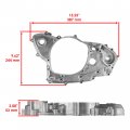 Caltric Right Side Crankcase Cover With Gasket Compatible Honda Sportrax 450 Trx450r 2004-2005
