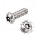 Uxcell M8x25mm Torx Security Machine Screw 10pcs Pan Head Screws Inside Column 304 Stainless Steel Fasteners Bolts