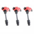 Blpextrm Ignition Coil Pack Of 3 Replacement For Infiniti I30 Nissan Maxima Front Replace Uf232 C518 Cuf232 Igc0015 Red 