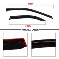 Aintier Ventvisor Side Window Deflector Visors Rain Guard Set Fits For 2002-2006 Toyota Camry