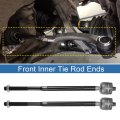 4pcs Front Inner Tie Rod Ends Kit Suspension Steering End For Mitsubishi Lancer 2009-2017 Outlander 2007-2017 No Ev800638