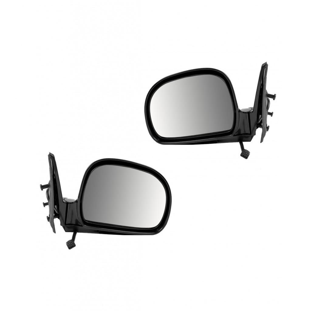 Door Mirror Pair For 1998 Gmc Envoy Sonoma Power Remote Non Heated Outside Rear View Gm1320185 Gm1321185 15151117 15151118