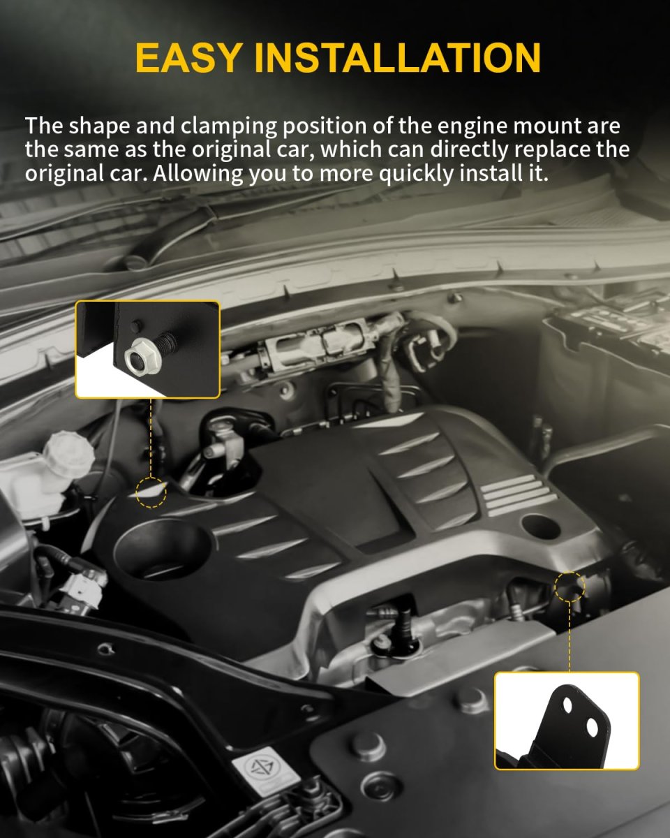 Engine Motor Mount And Rear Transmission Set For Nissan Pickup 1995 To 1997 L4 2 4l 1 1986 1994 2 Rwd Only A2718 A2719 Em2718