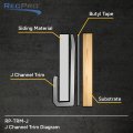 Recpro 92 Aluminum J-channel Trim Mill Finish 10 Pack