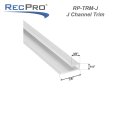 Recpro 92 Aluminum J-channel Trim Mill Finish 10 Pack