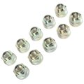 Multi Purpose Nut For Chevy Spark 2013 2014 2015 Alloy Steel Fine Thread Inside Location Hex Head Black