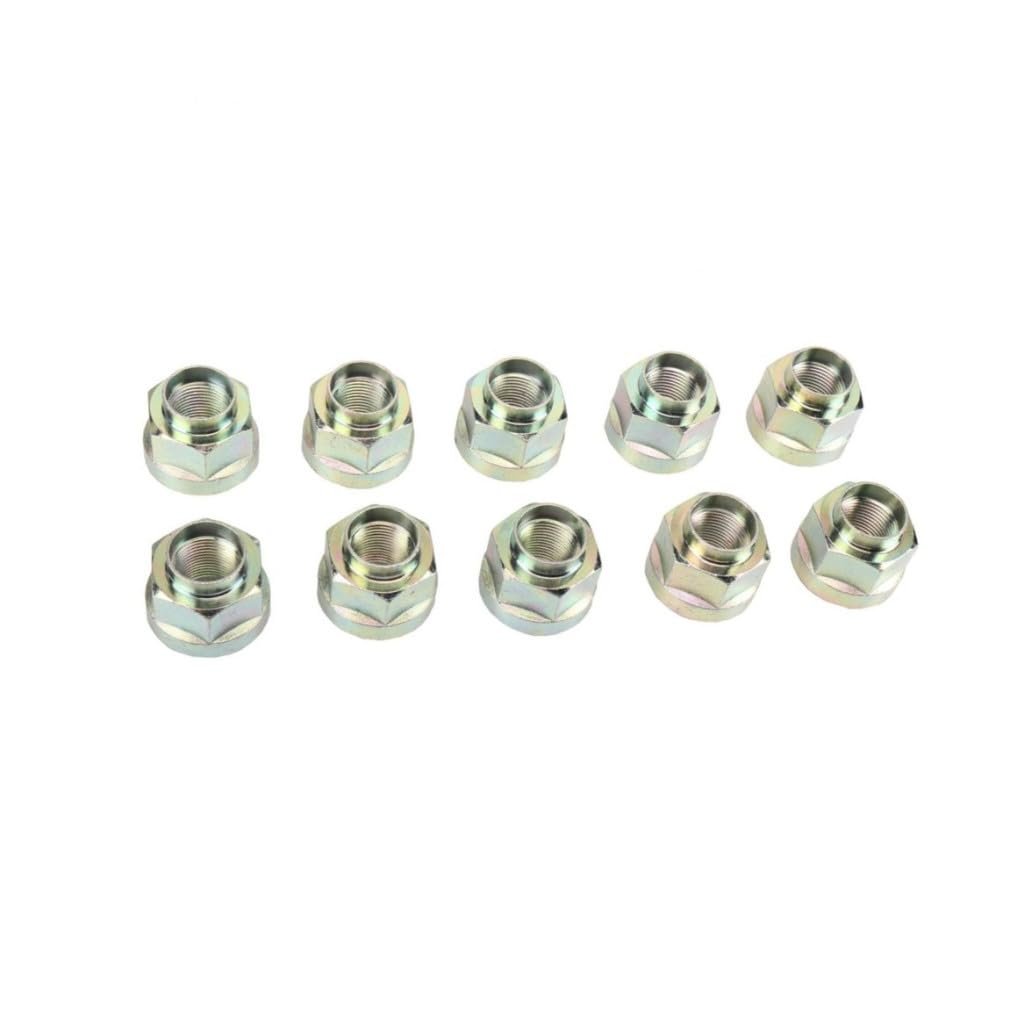Multi Purpose Nut For Chevy Spark 2013 2014 2015 Alloy Steel Fine Thread Inside Location Hex Head Black
