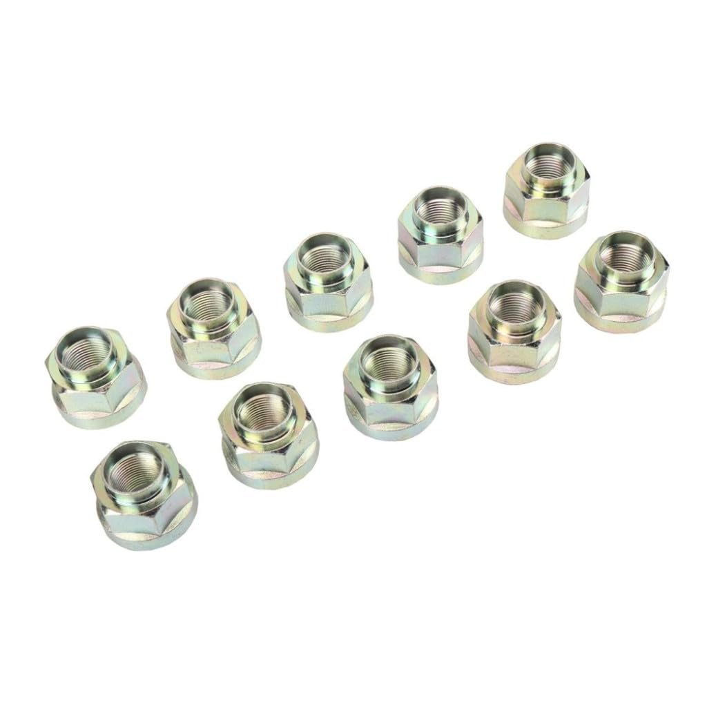 Multi Purpose Nut For Chevy Spark 2013 2014 2015 Alloy Steel Fine Thread Inside Location Hex Head Black