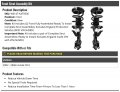 Front Strut And Coil Spring Assembly Kit 2 Piece Compatible With 2002-2006 Honda Cr-v Excludes England Production Vehicles Vin