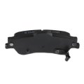 Rear D1352 Semi-metal 4pcs W Hardware Disc Brake Pad Set