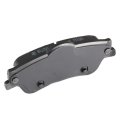 Rear D1352 Semi-metal 4pcs W Hardware Disc Brake Pad Set