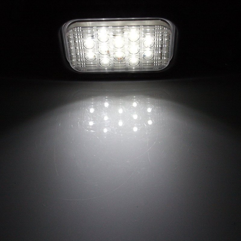 12led Universal Side Marker Light 4pcs White Red Trailer Lamp Stop Turn Tail 4x 4led Fit For Boats Van Truck Pickups 12v Signal