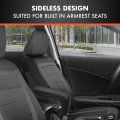 Bdk Carxs Freshmesh Car Seat Covers Full Set With Charcoal Accent A Mesh Front Split Bench Back Protector Interior For Auto
