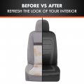 Bdk Carxs Freshmesh Car Seat Covers Full Set With Charcoal Accent A Mesh Front Split Bench Back Protector Interior For Auto