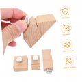 Exceart 6 Pcs Sandpaper Holder Metal Sanding Block Leather Polishing Tool Corner Sandercraft Hand Sand Diy Craft Tools Square