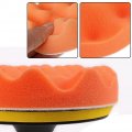Vgeby 6 Pcs Drill Polishing Kit 4 Buffing Waxing Pads M10 Adapter Car Cleaning Tools