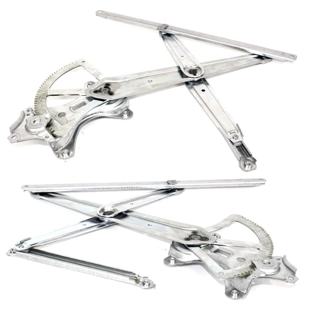 Front Power Window Regulator Pair For Toyota Rav4 2001 To 2005 Driver And Passenger Side Without Motor Replacement To1350149