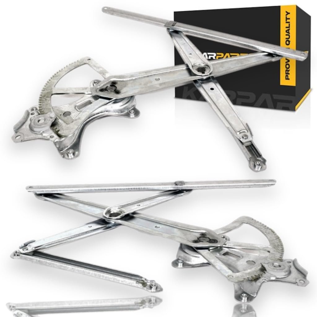 Front Power Window Regulator Pair For Toyota Rav4 2001 To 2005 Driver And Passenger Side Without Motor Replacement To1350149