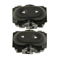 Rear Window Switches For Ford Crown Victoria 2003 2004 2005 2006 2007 2008 Driver And Passenger Side Pair 1 Button Black 