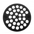 Westbrass 4 O D Sold Brass Shower Strainer Cover Matte Black D3192-62 