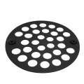 Westbrass 4 O D Sold Brass Shower Strainer Cover Matte Black D3192-62