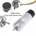 Encoder Metal Gearmotor 12v Dc High Speed 300rpm Gear Motor With For Arduino And 3d Printers