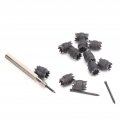 13pcs Spot Weld Cutter Set Double Sided Remover Drill Bits Tool And 2 Replacement Blades