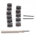 13pcs Spot Weld Cutter Set Double Sided Remover Drill Bits Tool And 2 Replacement Blades