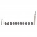 13pcs Spot Weld Cutter Set Double Sided Remover Drill Bits Tool And 2 Replacement Blades 