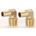 Jegs Performance Products 15978 90 Degree Brass Fittings 2 Npt X 1 Hose 