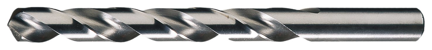 2002 Style High Speed Steel Jobbers Drill Bit Uncoated Bright Round Shank 118 Degrees Conventional Point 64 Pack Of 10