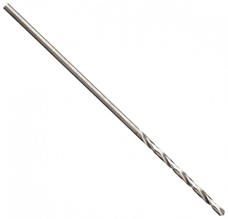 2002 Style High Speed Steel Jobbers Drill Bit Uncoated Bright Round Shank 118 Degrees Conventional Point 64 Pack Of 10