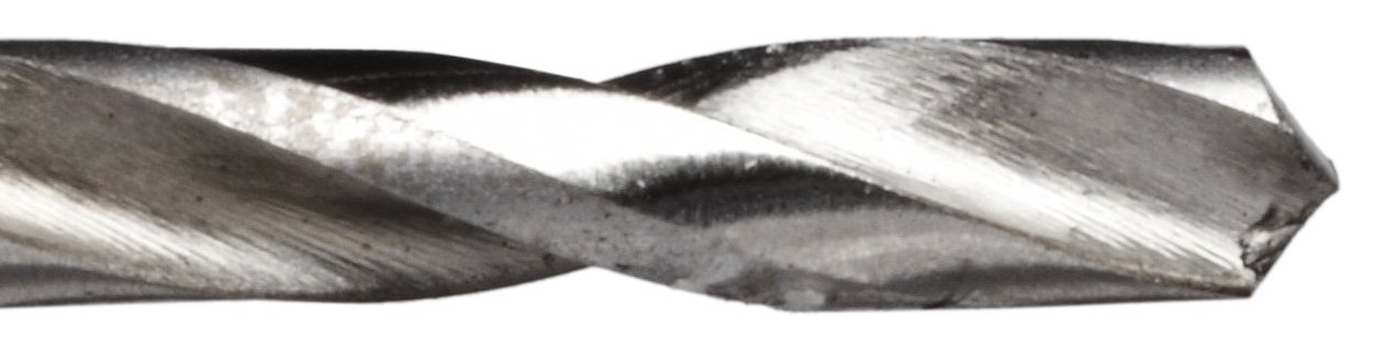 2002 Style High Speed Steel Jobbers Drill Bit Uncoated Bright Round Shank 118 Degrees Conventional Point 64 Pack Of 10