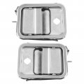 Sawyer Auto Exterior Door Handle Set Left And Right 2 Piece Mechanics Choice For 1991-1996 Freightliner Fld120 