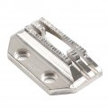 Lirun 147150 149057 Needle Plate Set Feed Dog Industrial Single Steel Silver For Singer Brother Juki Tacsew Artisan Yamata