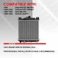 Auto Dynasty Dpi 1444 Factory Style 1-row Cooling Radiator Compatible With Chevy Geo Metro Sprint Suzuki Swift 89-94 Aluminum