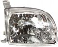 Evan-fischer Headlight Set Of 2 For 2005-2006 Toyota Tundra Clear Lens Halogen With Bulbs 