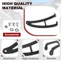Exhaust Hanger Brackets For Gsx R600 And R750 2008 2010 Cnc Aluminum Motorcycle Support Black Powder Coated Replacement