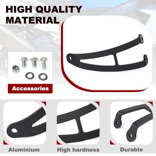 Exhaust Hanger Brackets For Gsx R600 And R750 2008 2010 Cnc Aluminum Motorcycle Support Black Powder Coated Replacement