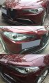 Cuztom Tuning Real Carbon Fiber Headlight Eyelid Cover Eyebrow Compatible For 2016-2023 Alfa Romeo Giulia