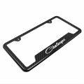 Ipick Image For Dodge Challenger Classic Black Carbon Fiber Texture Abs Plastic 50 States License Plate Frame