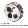 Uxcell 3pcs Tap And Die Set 1 2-20 Unf Thread Roundpinging Tool Tap Kit For Nut Screw Bolt Thread Repair