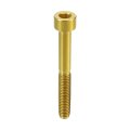 Gold Tone Universal M5x40 Bike Bicycle Seatpost Screw Seat Tube Round Head Accessory 