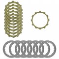 Caltric Clutch Friction Steel Plates Compatible With Honda Crf250r 2008-2019