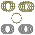 Caltric Clutch Friction Steel Plates Compatible With Honda Crf250r 2008-2019