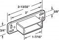 Prime-line R 7145 Nylon Drawer Track Backplate 2 Pack